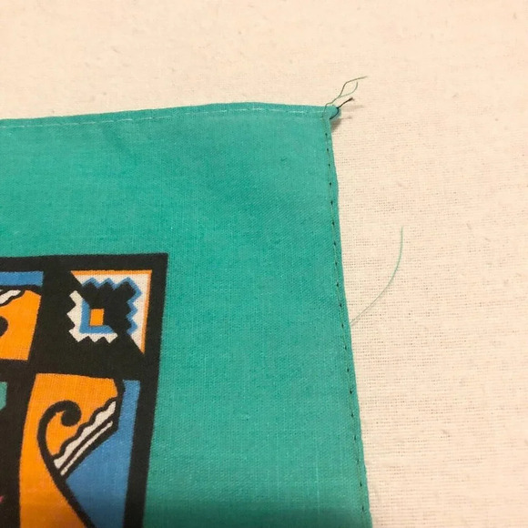 Vtg Wamcraft Bandana Scarf Handkerchief USA Cotton  Poly RN14193 - Picture 11 of 16